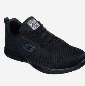 Skechers Womens Size 8. Ghenter Bronaugh Black Slip Resistant Shoes